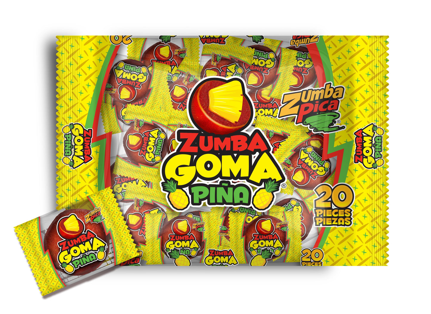 ZUMBA GOMA BOLSA CON 20 PIEZAS