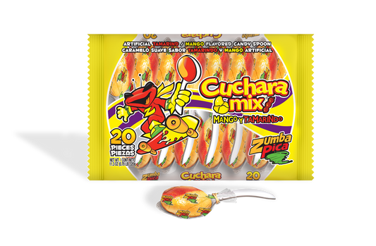 CUCHARA MIX DE MANGO Y TAMARINDO BOLSA 20 PIEZAS