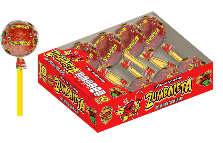 ZUMBALETA DISPLAY 10 PIEZAS