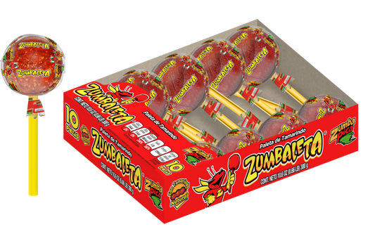 ZUMBALETA DISPLAY 10 PIEZAS