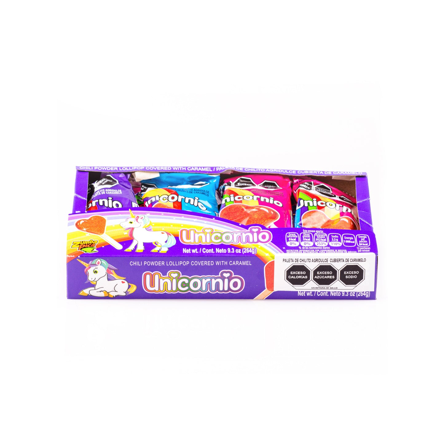 ZUMBA RICA UNICORNIO CON 12 PIEZAS