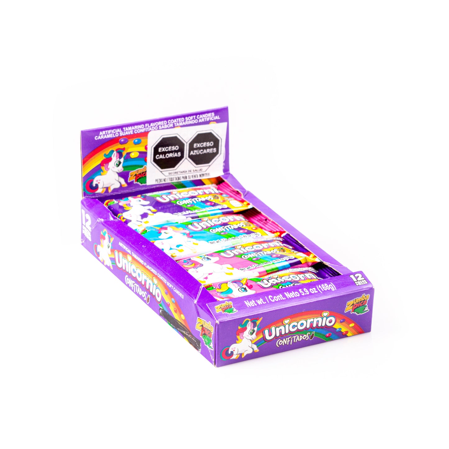 UNICORNIO CONFITADO 12 PIEZAS